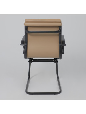 Стул офисный AksHome Indigo кофейный сзади