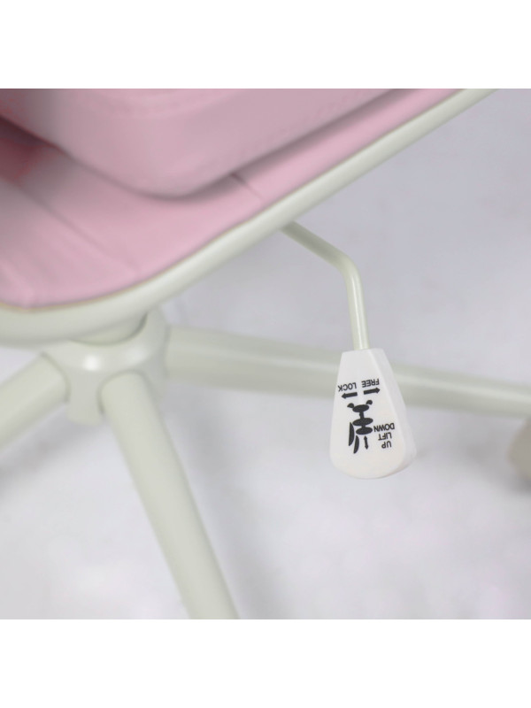 Кресло компьютерное AksHome Indigo розовый механизм регулировки