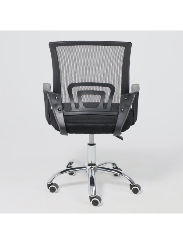 Кресло компьютерное AksHome Ricci черный сзади