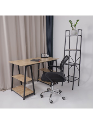 Кресло компьютерное AksHome Ricci черный в интерьере