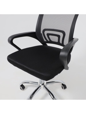 Кресло компьютерное AksHome Ricci черный сверху