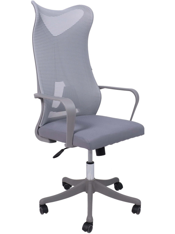 Кресло компьютерное AksHome Abraham серый