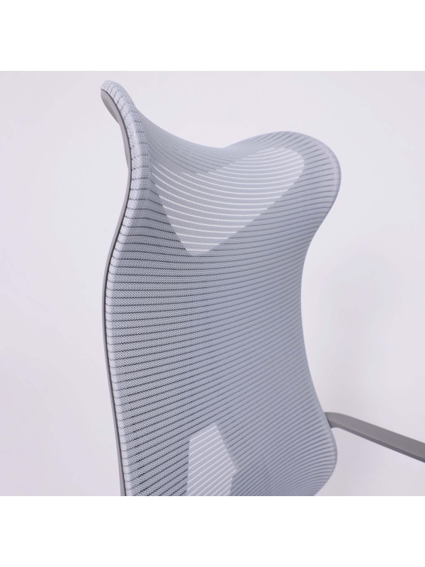 Кресло компьютерное AksHome Abraham серый спинка