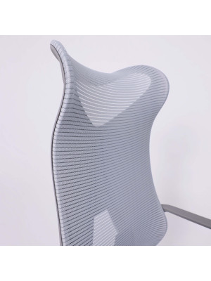 Кресло компьютерное AksHome Abraham серый спинка