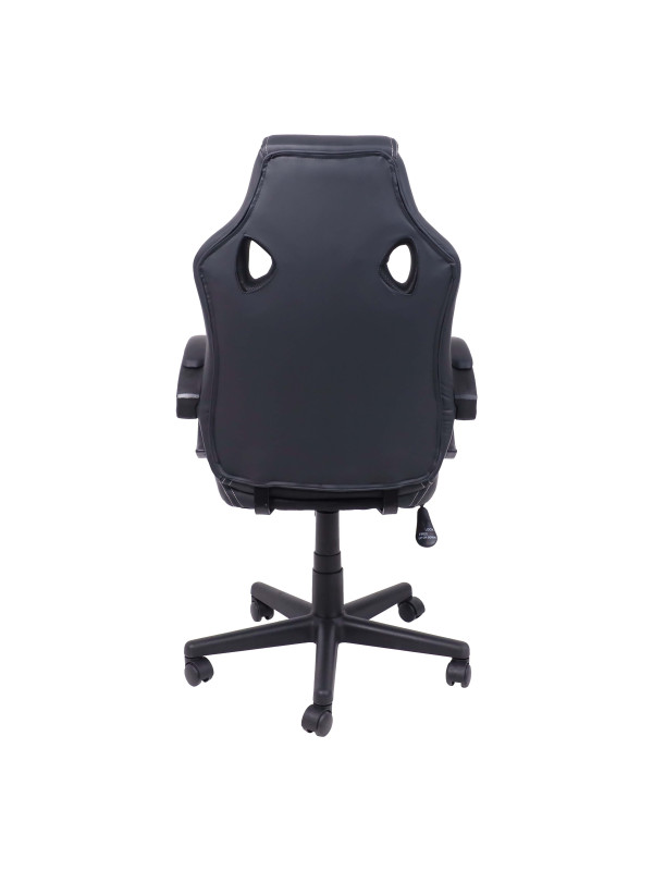 Кресло компьютерное AksHome Fan черный сзади