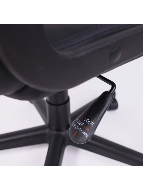 Кресло компьютерное AksHome Leonidas черный механизм регулировки