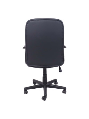 Кресло компьютерное AksHome Leonidas черный сзади