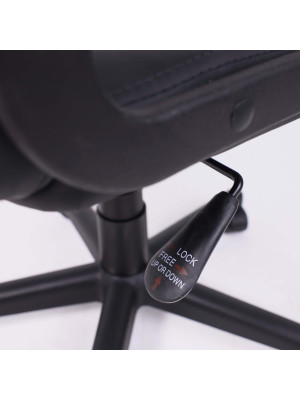 Кресло компьютерное AksHome Leonidas черный механизм регулировки