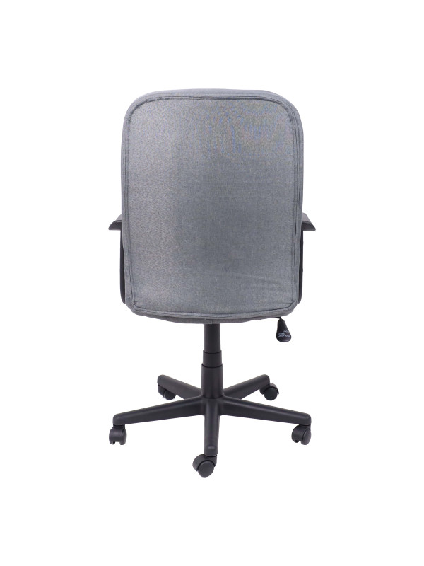 Кресло компьютерное AksHome Leonidas серый сзади