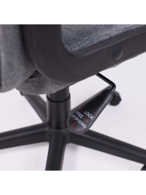 Кресло компьютерное AksHome Leonidas серый механизм регулировки