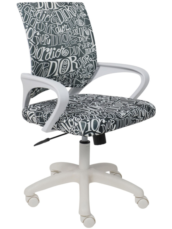 Кресло компьютерное AksHome Ricci New черный/белый