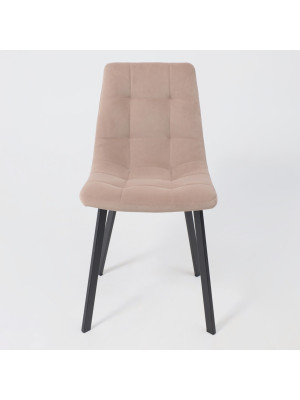 Стул AksHome Рой бежевый/черный спереди