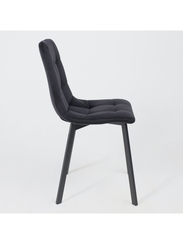 Стул AksHome Рой черный сбоку