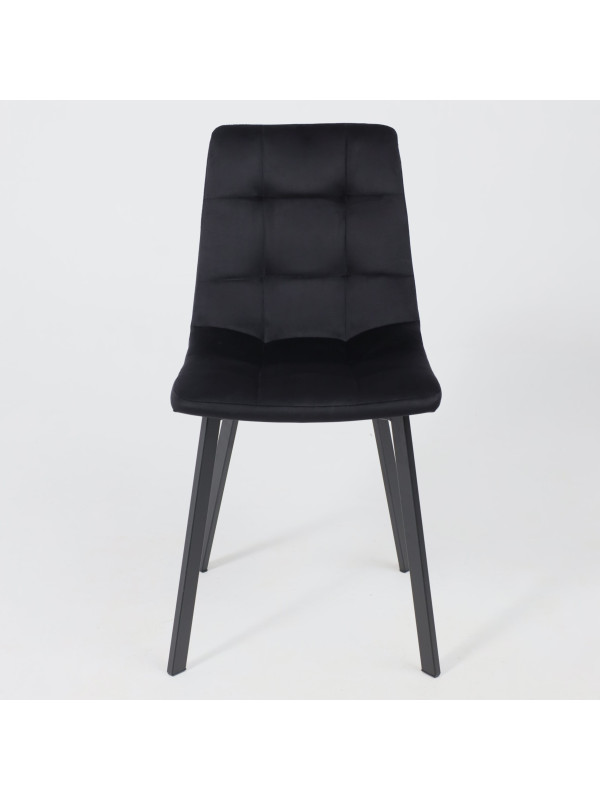 Стул AksHome Рой черный спереди