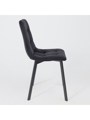 Стул AksHome Рой черный сбоку