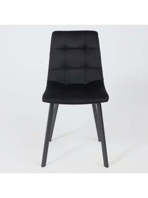 Стул AksHome Рой черный спереди