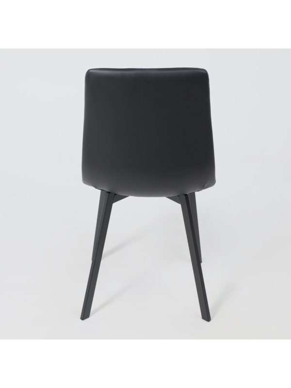 Стул AksHome Рой черный (экокожа) сзади