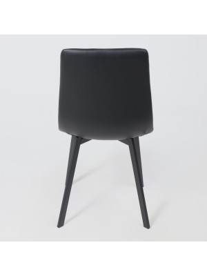 Стул AksHome Рой черный (экокожа) сзади