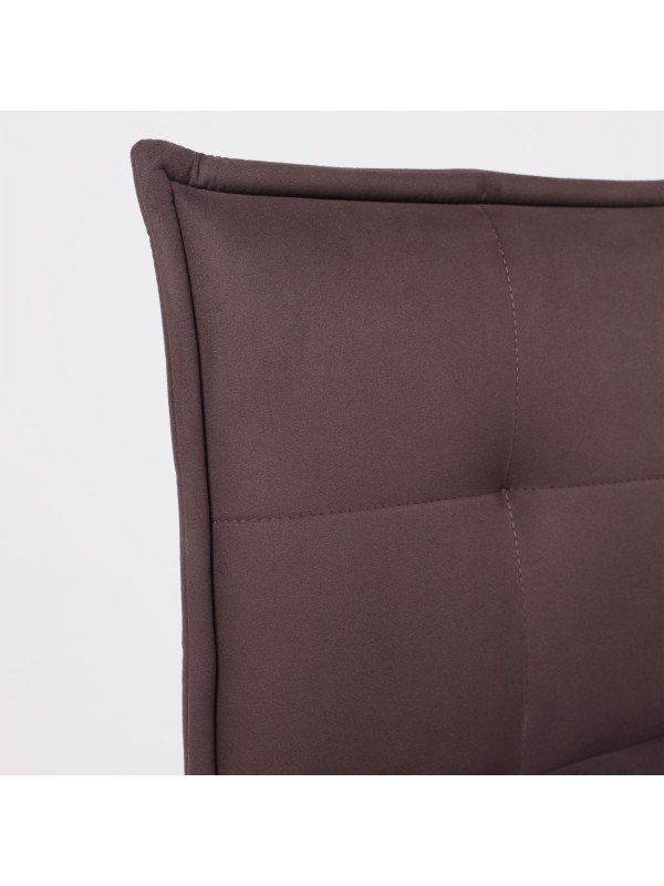 Стул AksHome Рубик U темно-коричневый/черный вблизи (1)