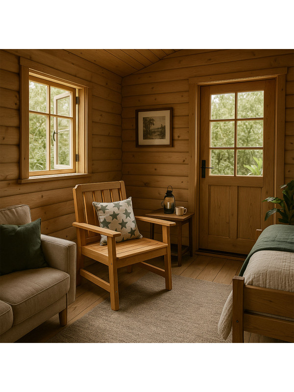 Стул садовый Фабрика деревянных изделий Dyatel дуб в интерьере