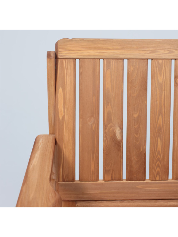 Стул садовый Фабрика деревянных изделий Dyatel дуб спинка