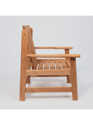 Стул садовый Фабрика деревянных изделий Dyatel дуб сбоку