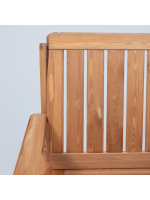 Стул садовый Фабрика деревянных изделий Dyatel дуб спинка