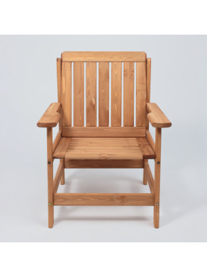 Стул садовый Фабрика деревянных изделий Dyatel дуб спереди