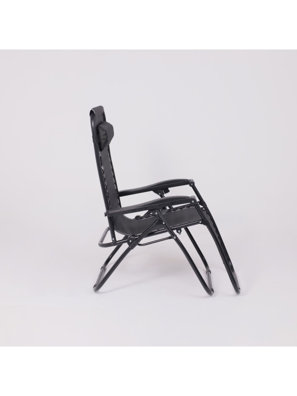 Стул садовый AksHome Sardinia черный сбоку