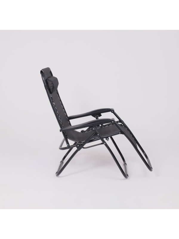 Стул садовый AksHome Sardinia черный складной механизм (1)