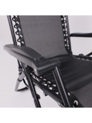 Стул садовый AksHome Sardinia черный подлокотники