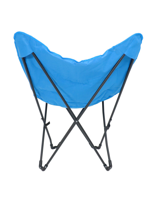 Стул садовый AksHome Maggy синий/черный сзади