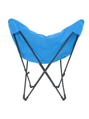 Стул садовый AksHome Maggy синий/черный сзади