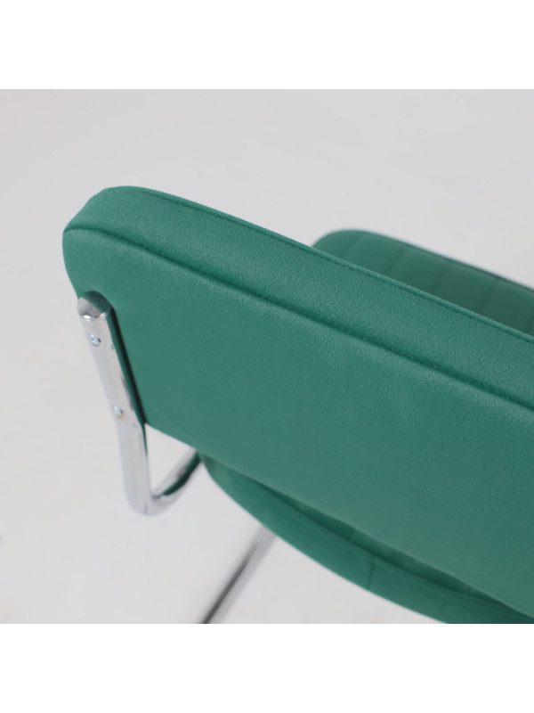 Стул офисный AksHome Славия Люкс зеленый сверху