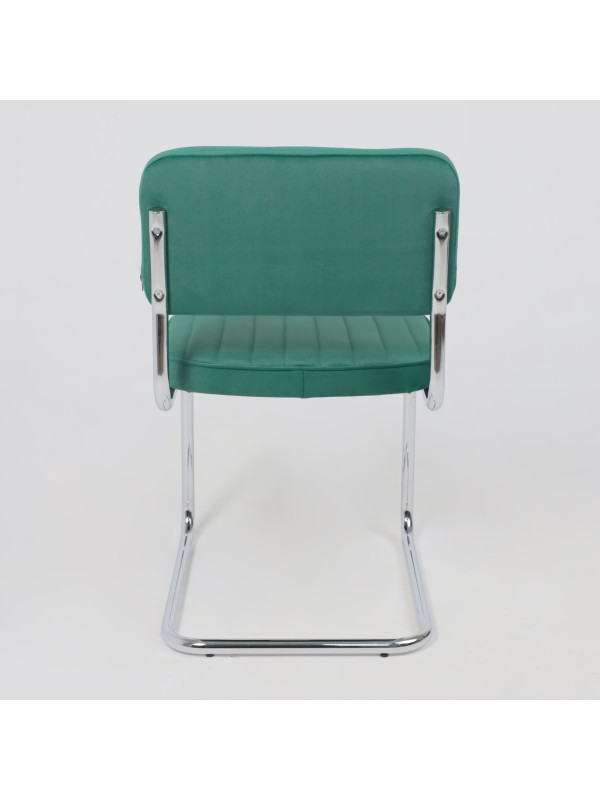 Стул офисный AksHome Славия Люкс зеленый сзади