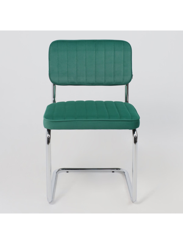 Стул офисный AksHome Славия Люкс зеленый спереди