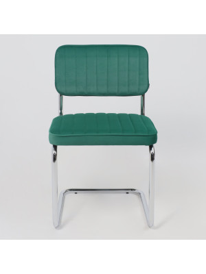 Стул офисный AksHome Славия Люкс зеленый спереди