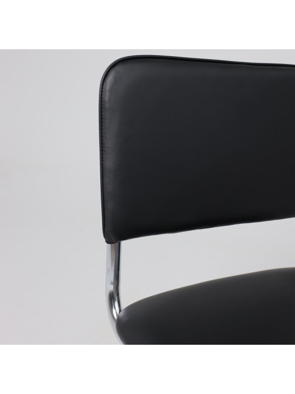 Стул офисный AksHome Славия черный спинка