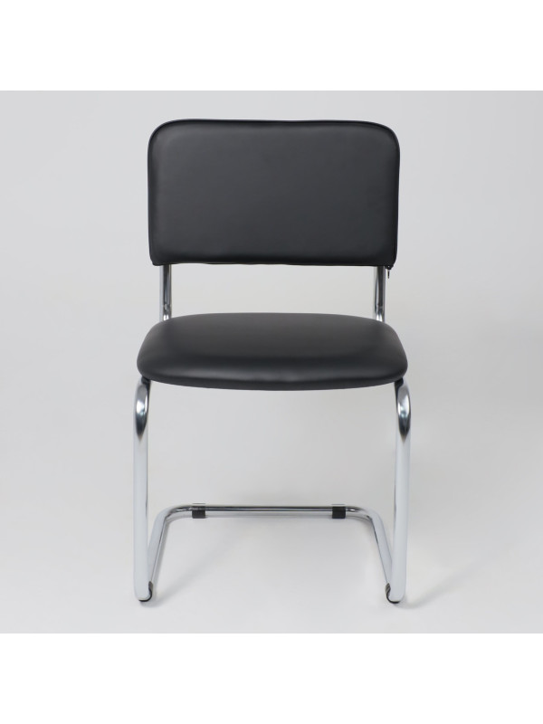 Стул офисный AksHome Славия черный спереди