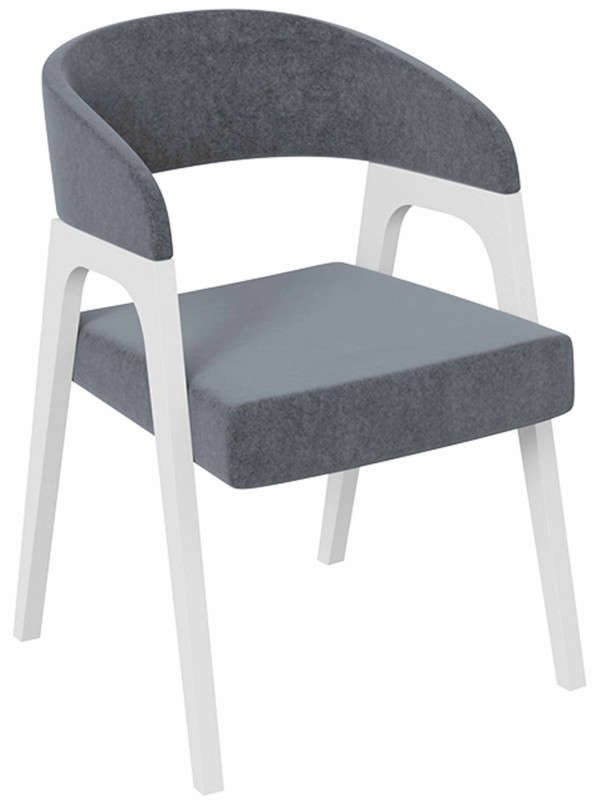 Стул ТриЯ Техас серый/белый