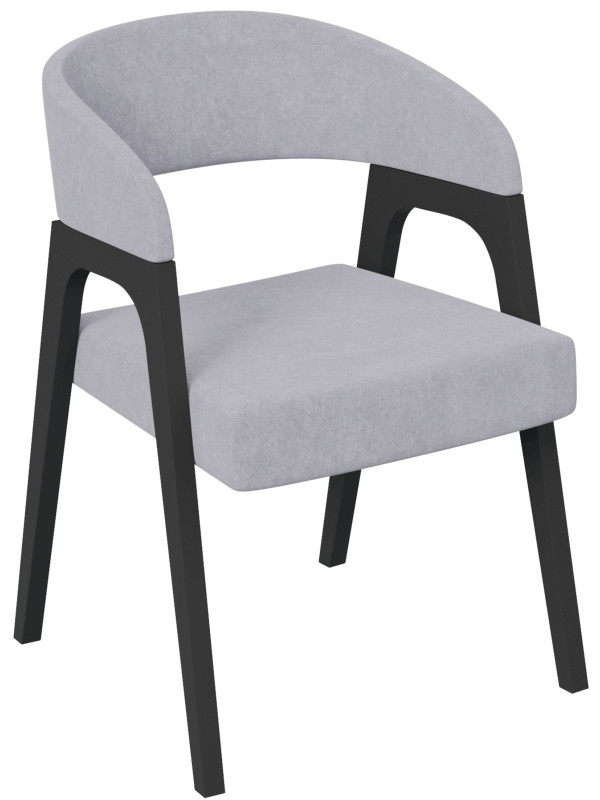 Стул ТриЯ Техас светло-серый/черный