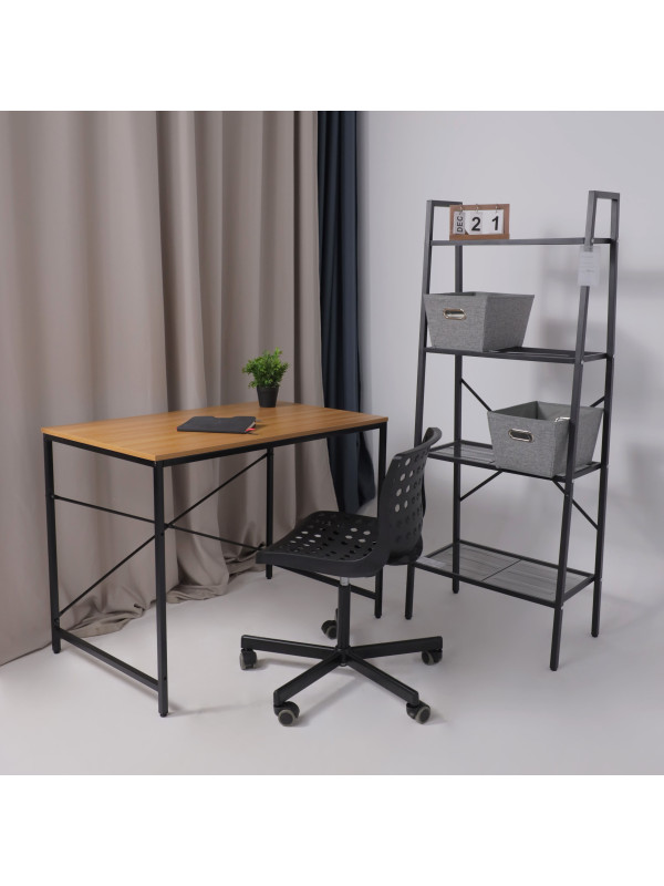 Кресло компьютерное AksHome Ora черный в интерьере