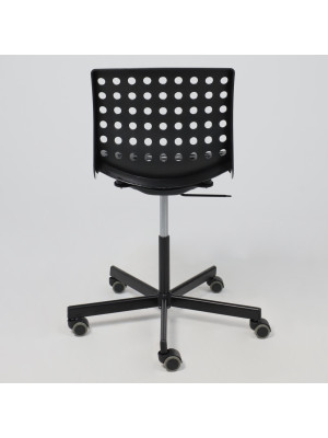 Кресло компьютерное AksHome Ora черный сзади