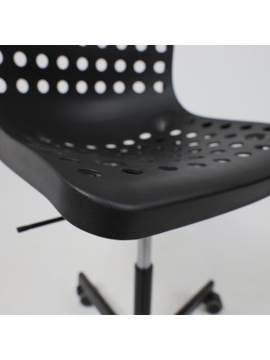 Кресло компьютерное AksHome Ora черный вблизи