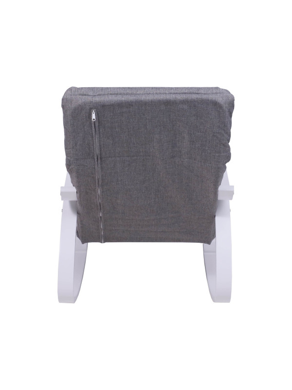 Кресло-качалка AksHome Smart серый/белый сзади