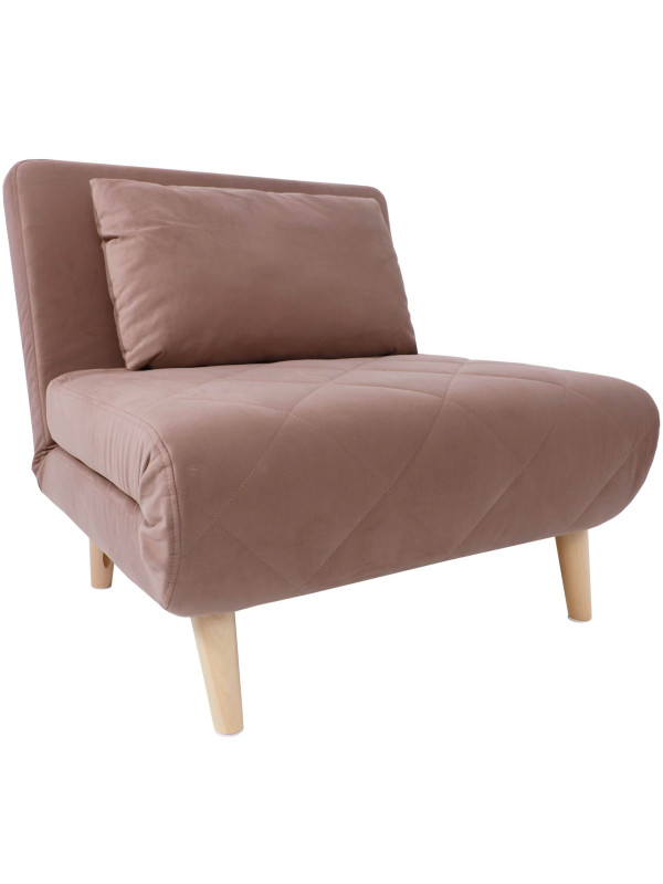 Кресло-кровать DiArt Элли 80 бежевый/бук