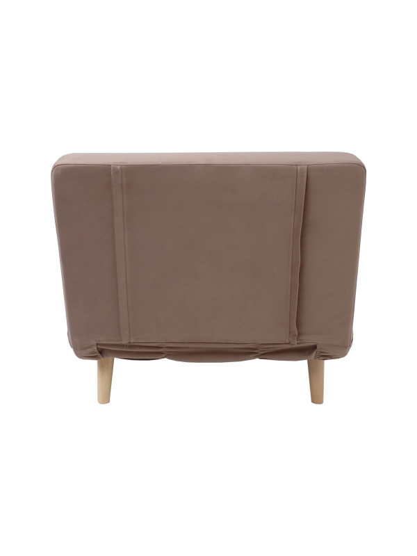 Кресло-кровать DiArt Элли 80 бежевый/бук сзади