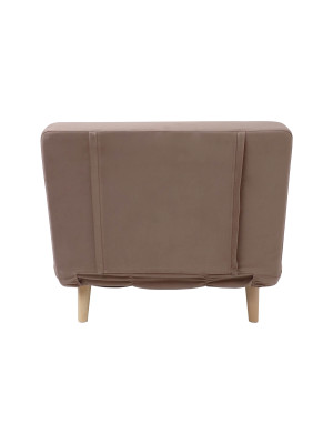 Кресло-кровать DiArt Элли 80 бежевый/бук сзади