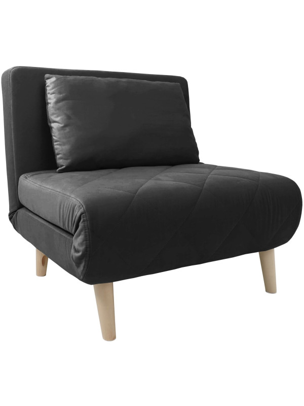 Кресло-кровать DiArt Элли 80 графит/бук