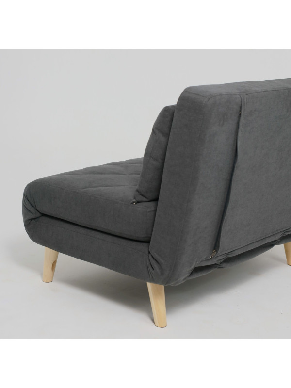 Кресло-кровать DiArt Элли 80 графит/бук под ул